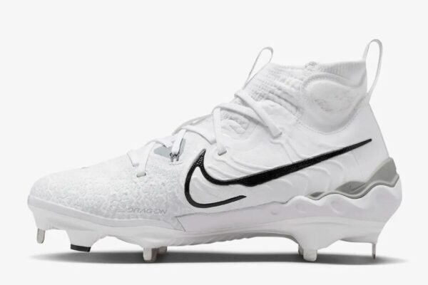 All White Baseball Cleats