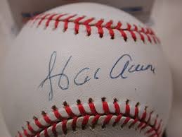Hank Aaron Autographed